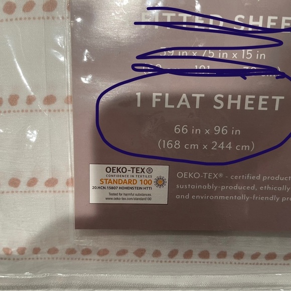 TWIN FLAT SHEET ONLY-Kaycie Gray Twin Flat Sheet 100% polyester microfiber - Picture 4 of 5